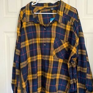 Oversized plaid